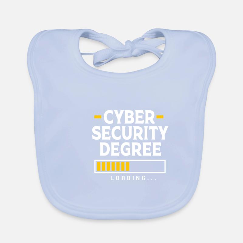 Cybersecurity Cyber Programmer Hacker Organic Baby Bibs