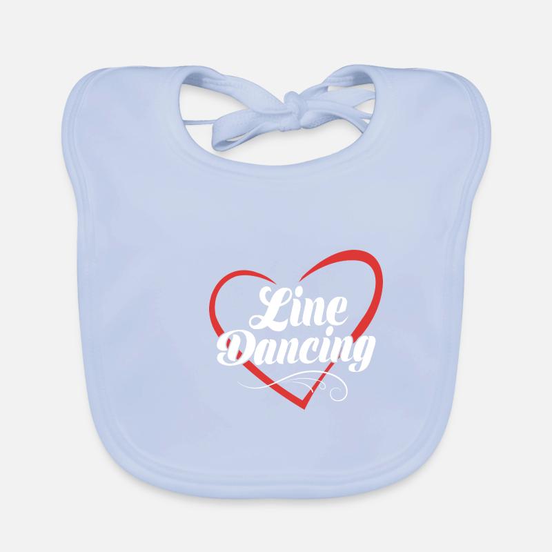 Line Dance Organic Baby Bibs