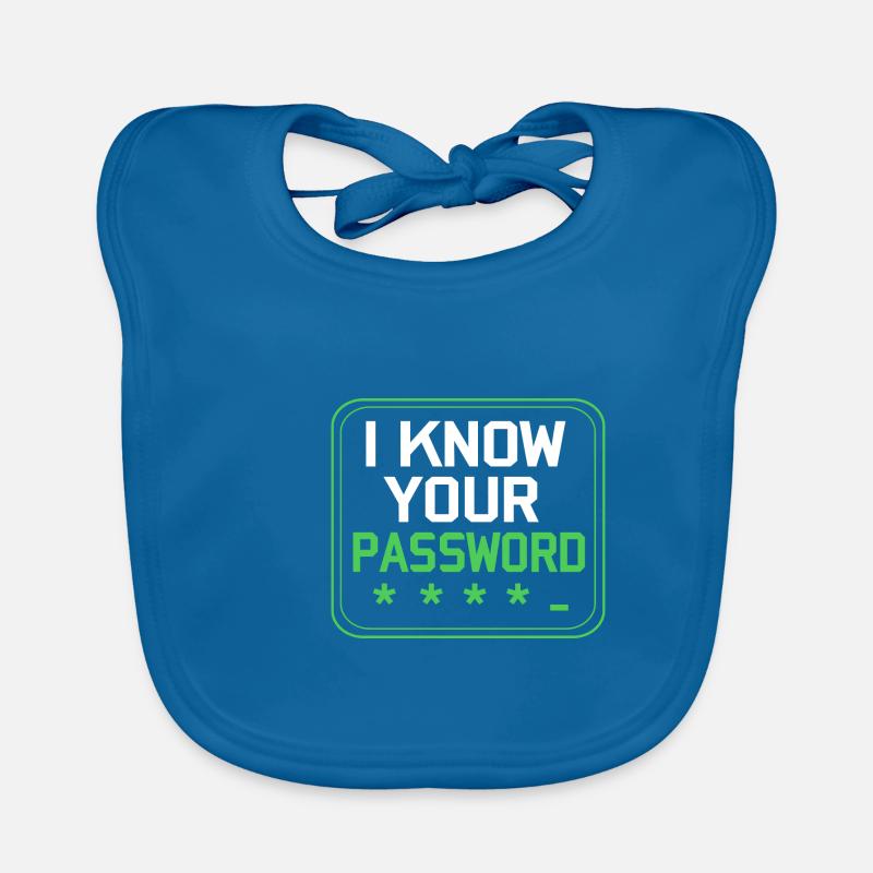 Cybersecurity Cyber Programmierer Hacker Baby Bio-Lätzchen