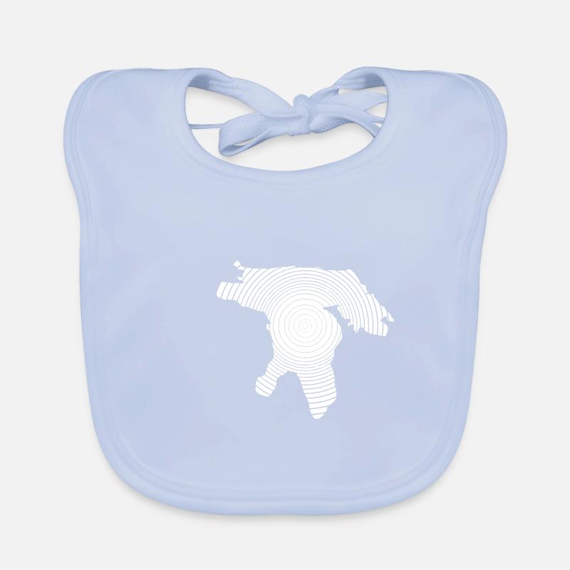 Grands Lacs Bavoir bio Bébé