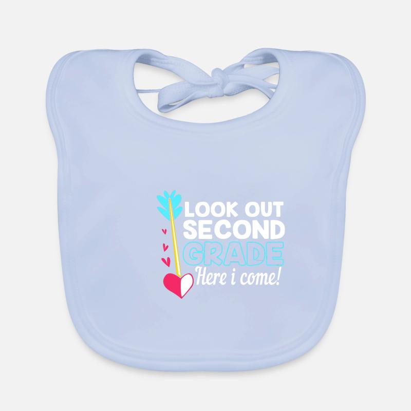 2nd Grade Organic Baby Bibs