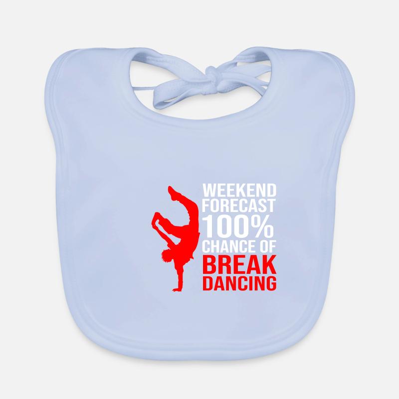 Breakdance Bavoir bio Bébé