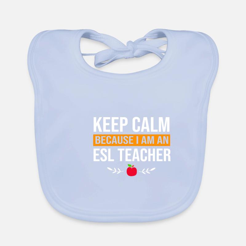 Englischlehrerin Englisch Lehrer Baby Bio-Lätzchen