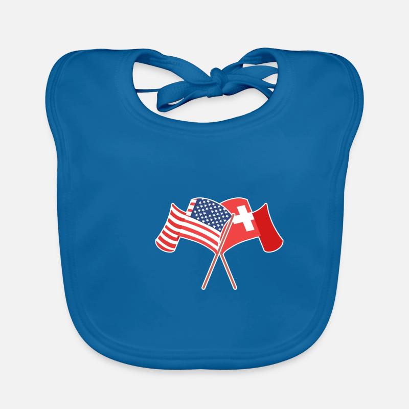 Schweiz Schweizer Schweizerdeutsch Baby Bio-Lätzchen