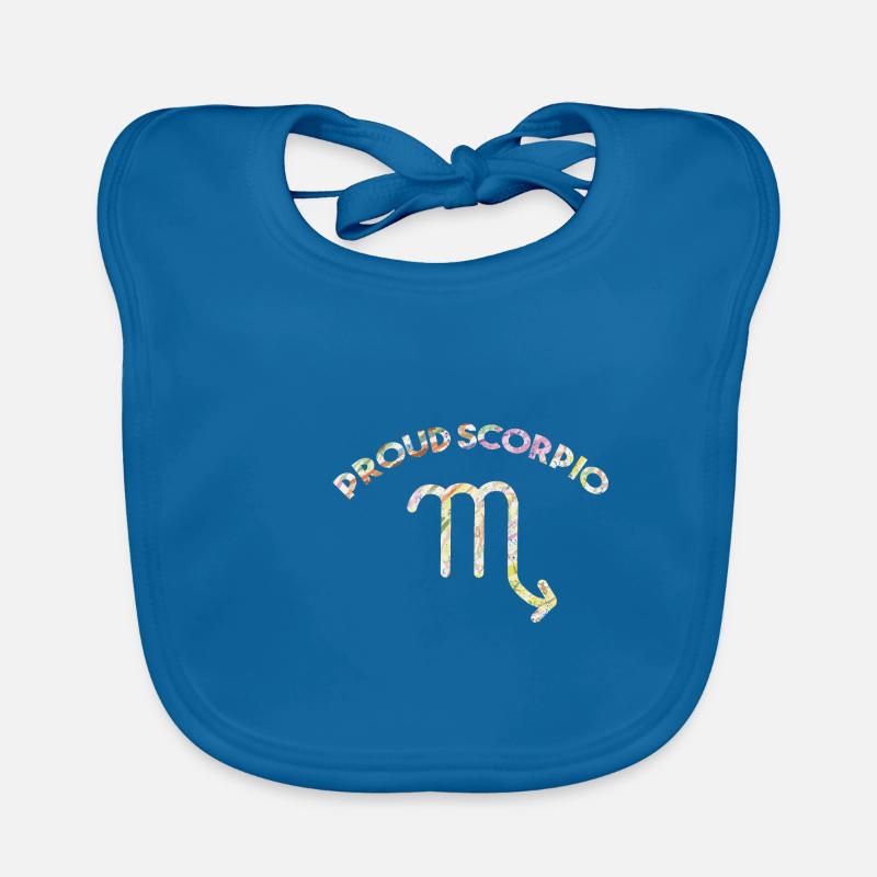 Zodiac sign Scorpio Organic Baby Bibs