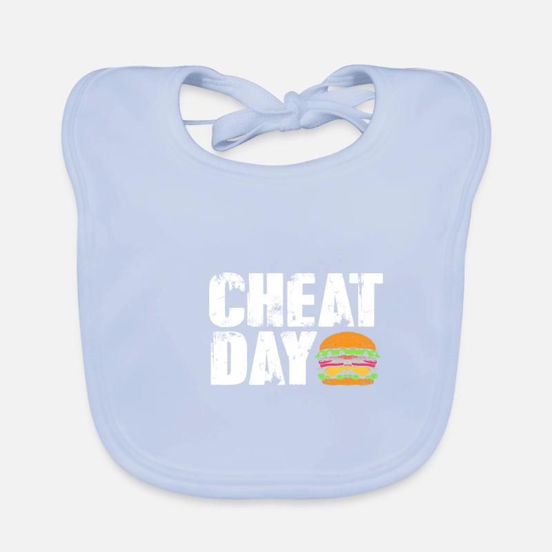 Cheeseburger Burger Organic Baby Bibs