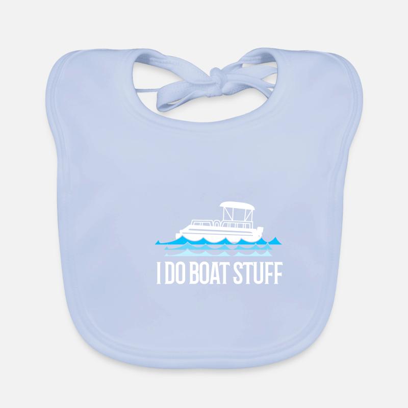 Pontonboot Boot Boote Baby Bio-Lätzchen