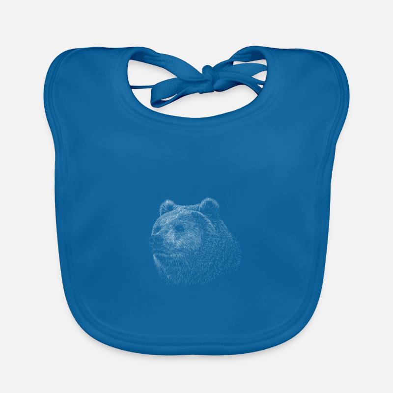 Bear Grizzly Bavoir bio Bébé