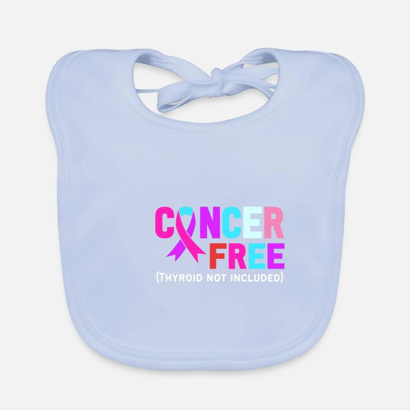 Thyroid cancer Thyroid cancer Organic Baby Bibs
