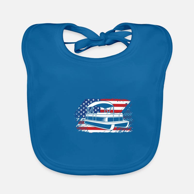 Bateau ponton Bateau Bateaux Bavoir bio Bébé