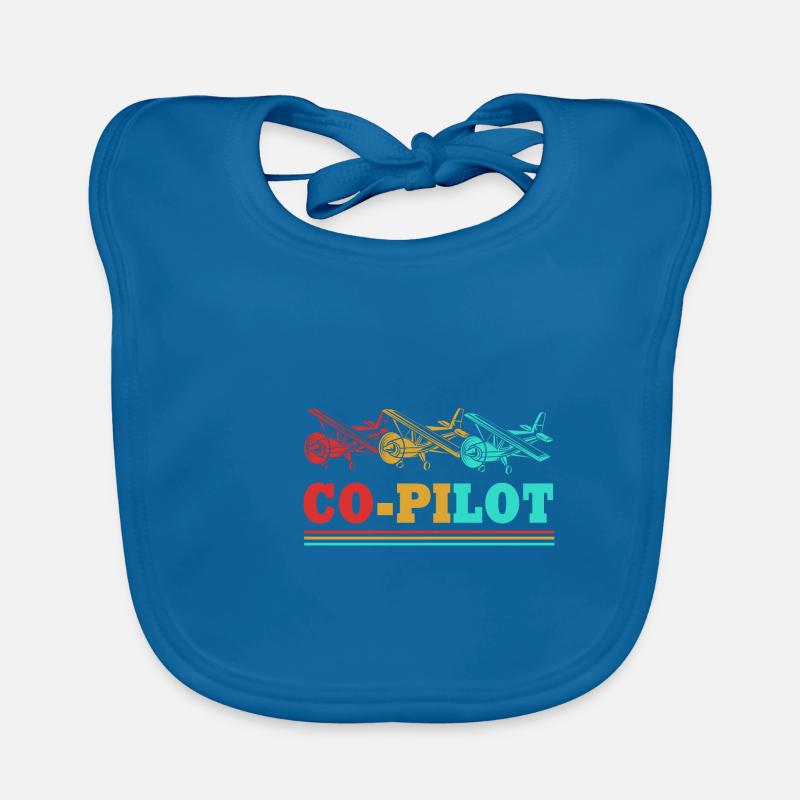 Pilot Flugzeug Baby Bio-Lätzchen