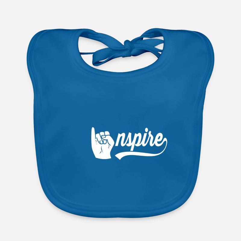 Sign language sign ASL deaf Organic Baby Bibs