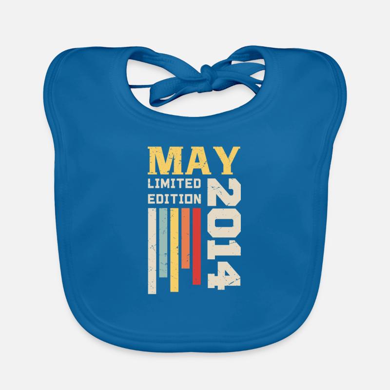 May 2014 - Birthday gift born in May 2014 May Organic Baby Bibs