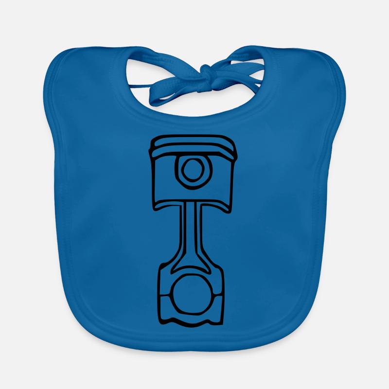 Piston rod gift gift idea Organic Baby Bibs
