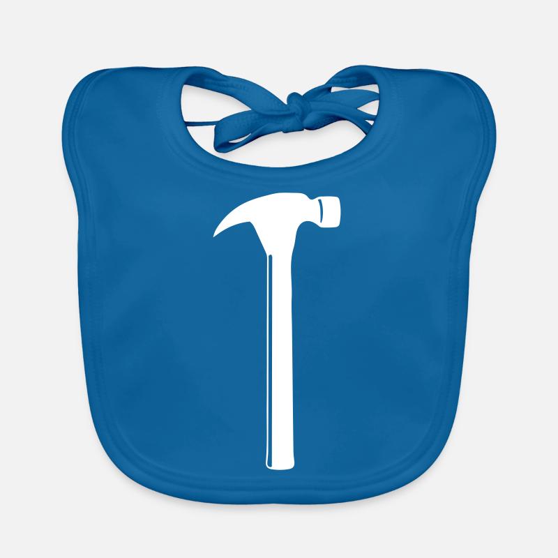Tool Hammer Organic Baby Bibs