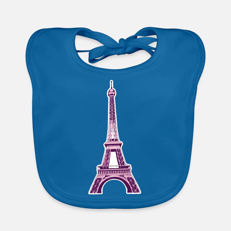 Eiffel tower #8 Bavoir bio Bébé