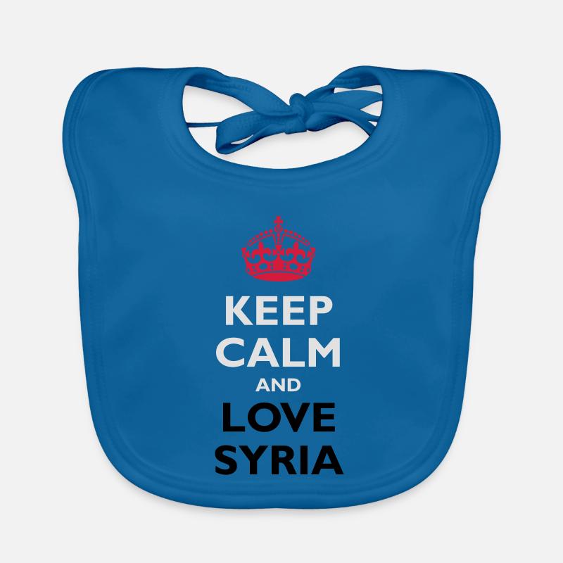 Keep Calm & Love Syria Baby Bio-Lätzchen