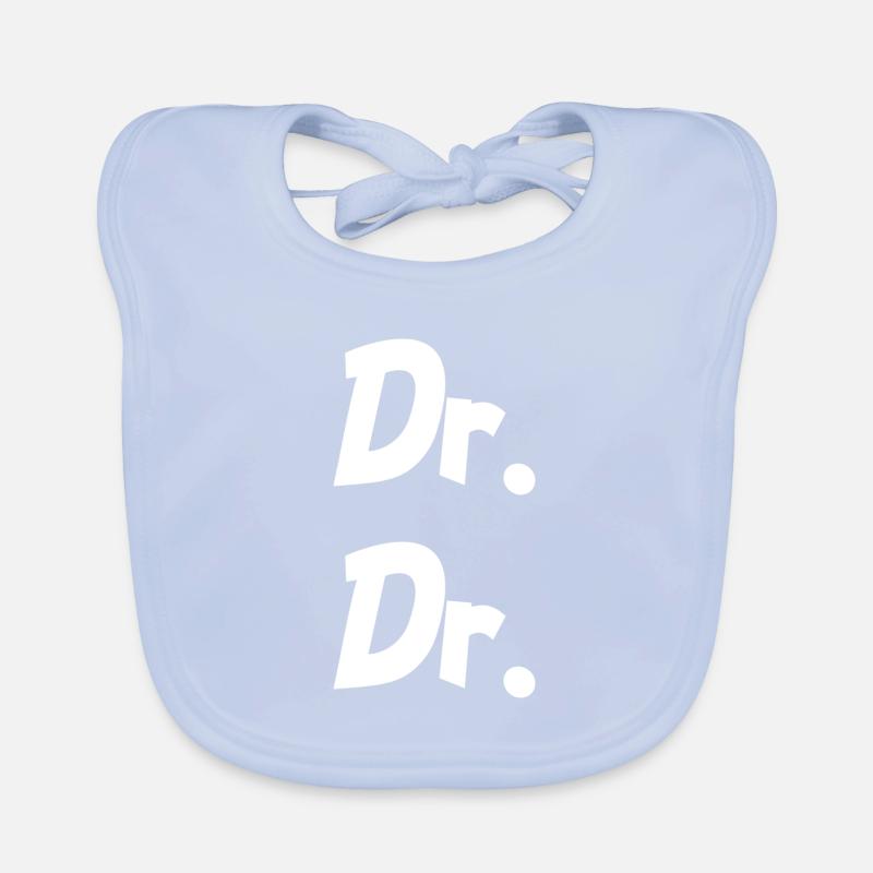 Dr Dr Titel Doktor Baby Bio-Lätzchen