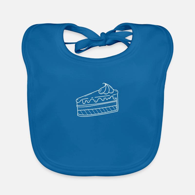 Torte Stück Geschenk Idee Kaffeepause Baby Bio-Lätzchen