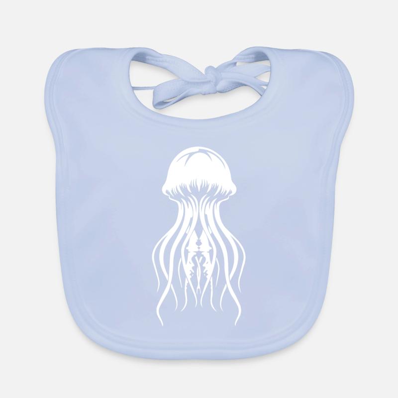 Cadeau méduse Bavoir bio Bébé
