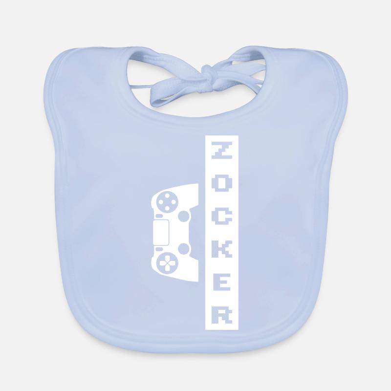 gamer controller zocken Baby Bio-Lätzchen