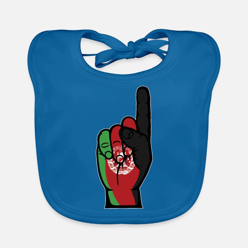 Drapeau de l’Afghanistan numéro 1 Bavoir bio Bébé