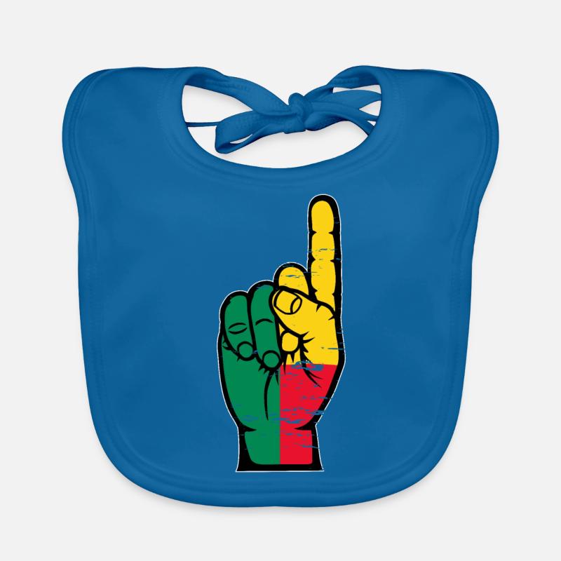 Benin Flagge Nummer 1 used Baby Bio-Lätzchen