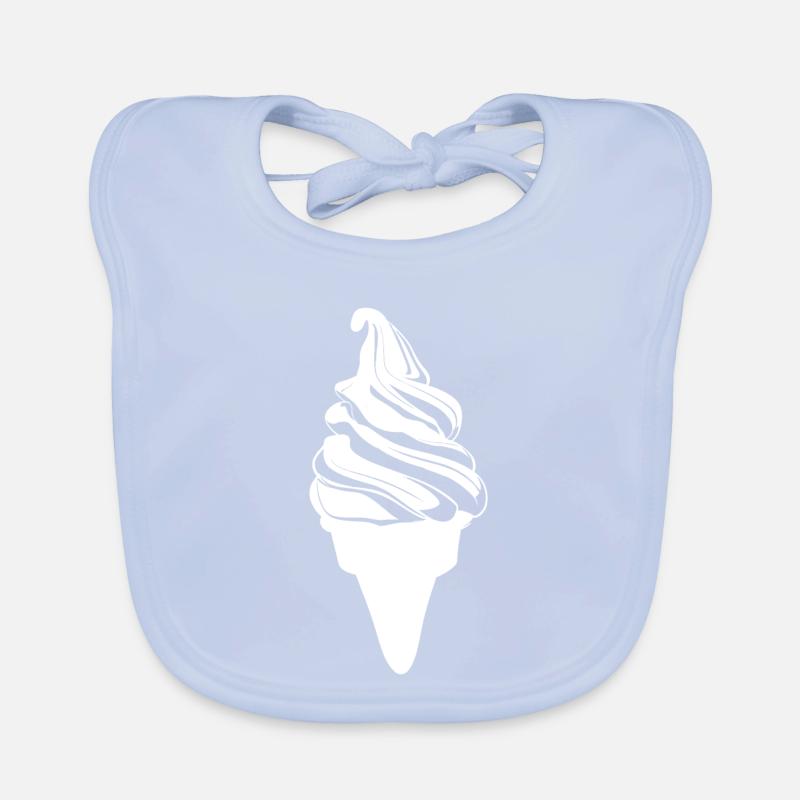 Soft ice cream Organic Baby Bibs