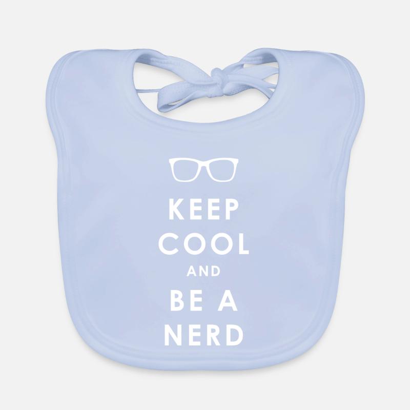 NERD pour toujours - Reste cool et sois un nerd Bavoir bio Bébé