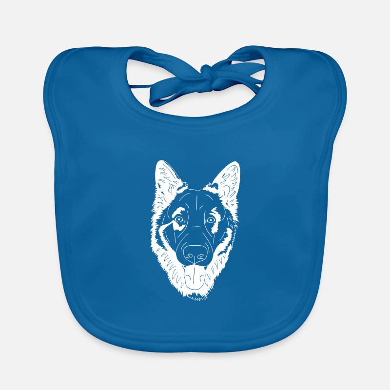 Altdeutscher Schäferhund Baby Bio-Lätzchen
