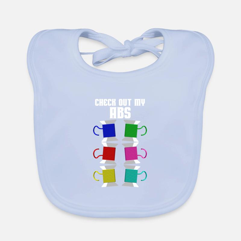 Schau Dir Meine Abs An - 3D-Drucker Baby Bio-Lätzchen