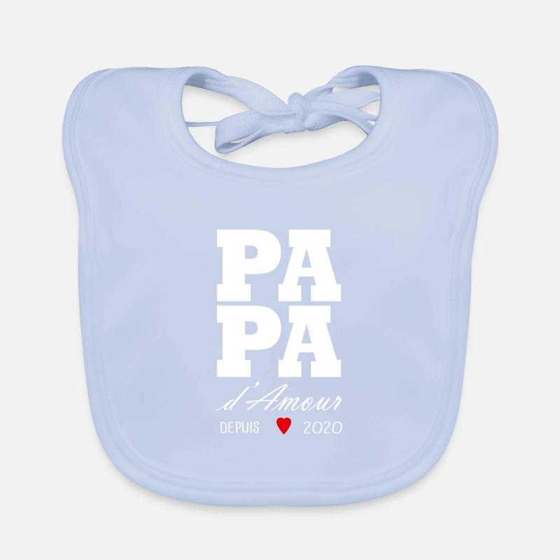 Liebevoller Papa seit 2020 Baby Bio-Lätzchen