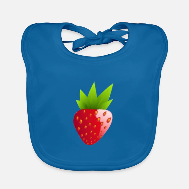Erdbeere Baby Bio-Lätzchen
