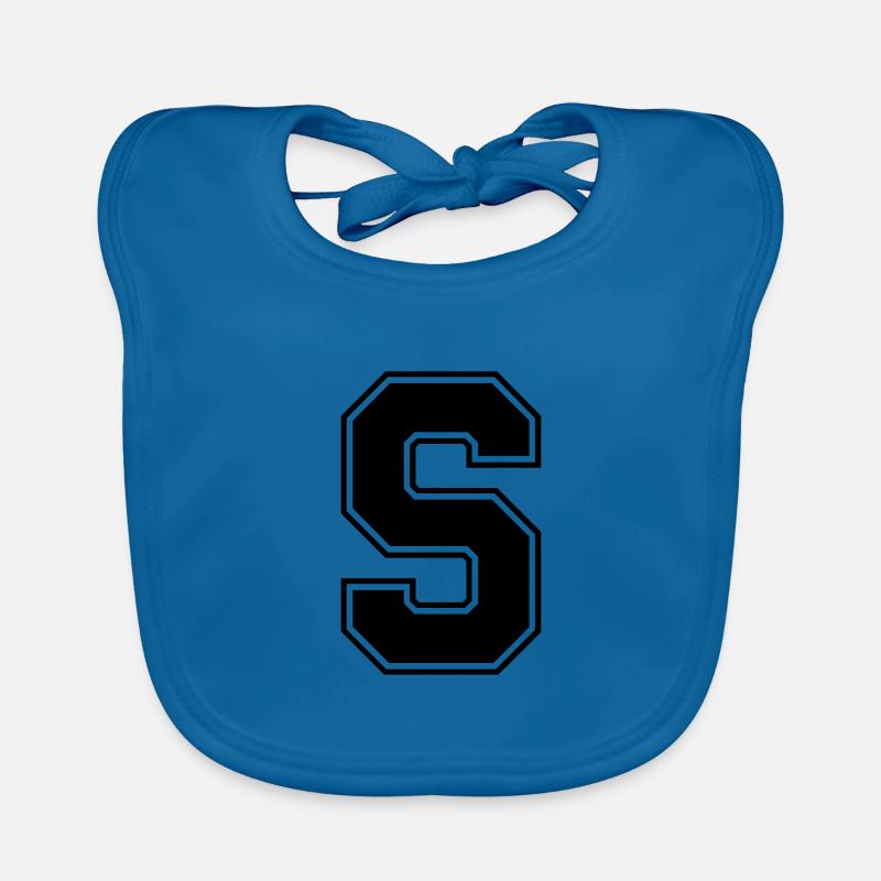 letter S Organic Baby Bibs