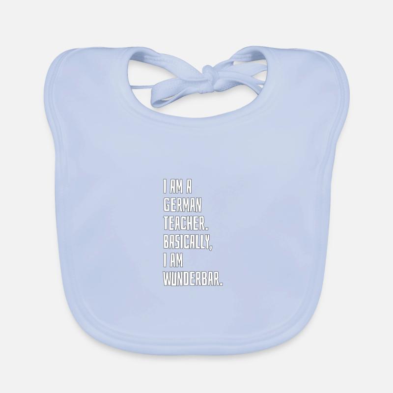 Deutschlehrer Baby Bio-Lätzchen