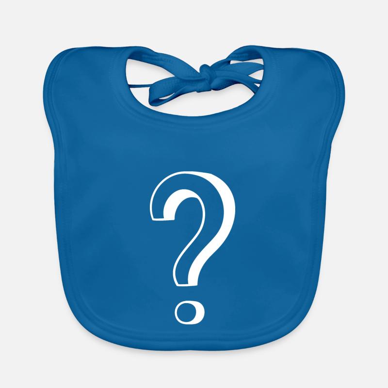 Question Mark Comic Organic Baby Bibs