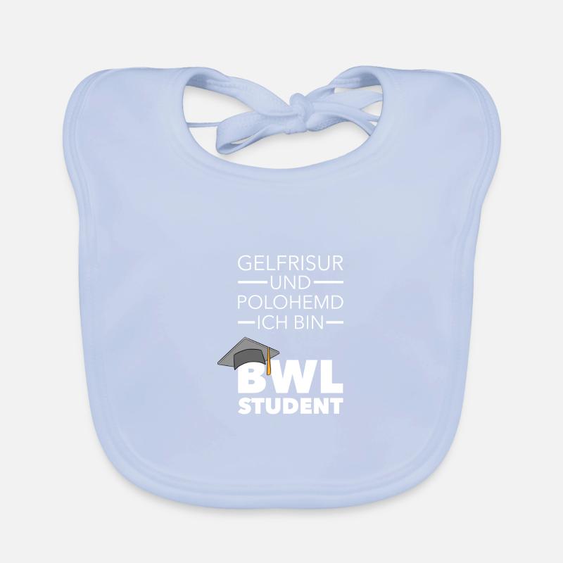 BWL Student Bachelor Geschenk Baby Bio-Lätzchen