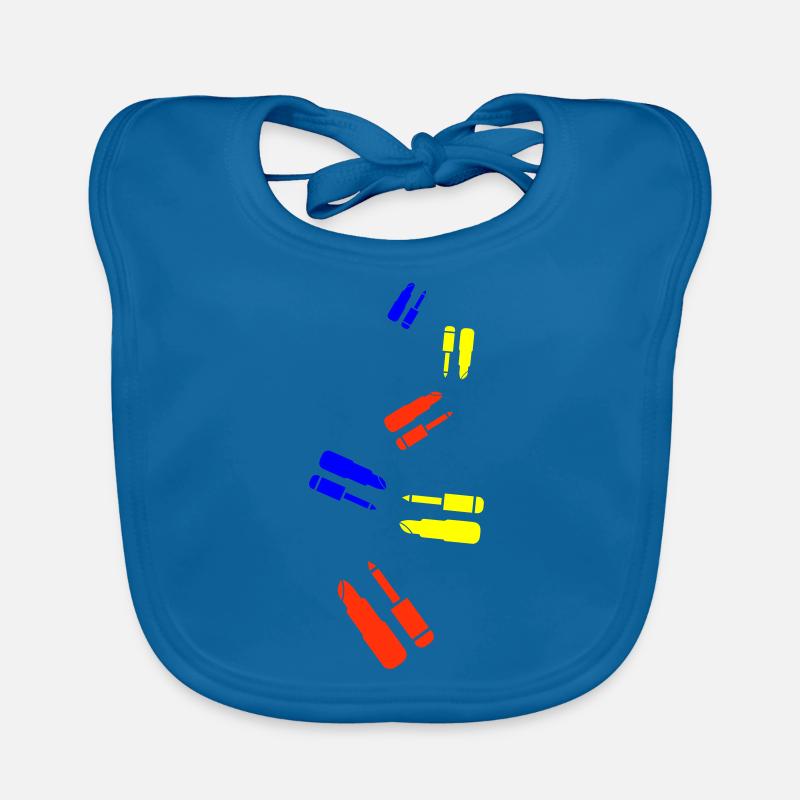 Make Up Cosmetics Icon Organic Baby Bibs