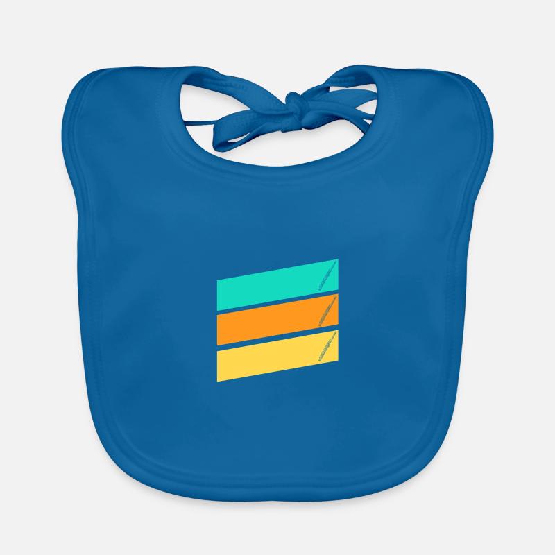Flute player Organic Baby Bibs