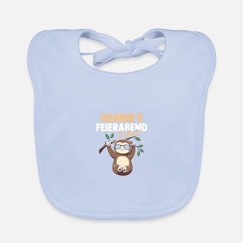 Sloth Henrik Organic Baby Bibs
