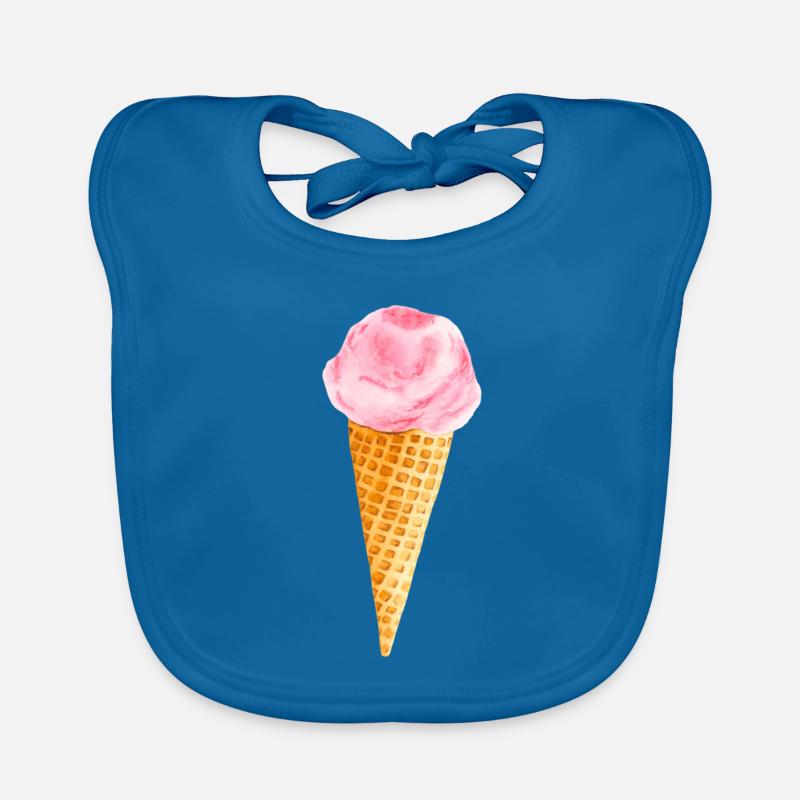 Cornet de glace Bavoir bio Bébé