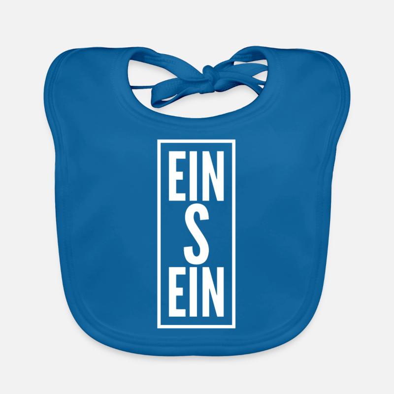 Eins sein Botschaft Spruch Spirituell Baby Bio-Lätzchen