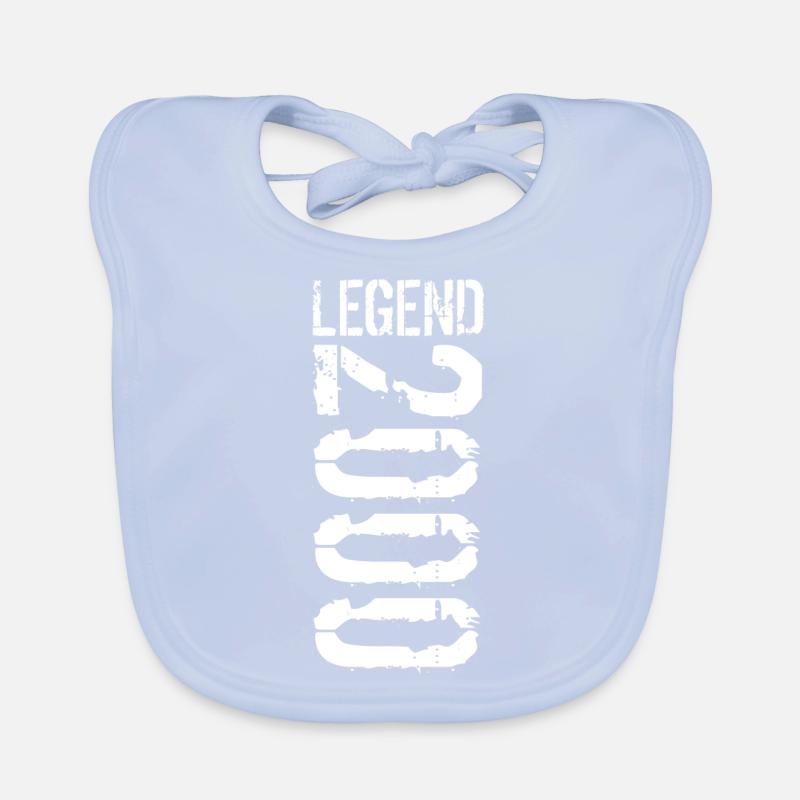 Legend 2000 blanc Bavoir bio Bébé