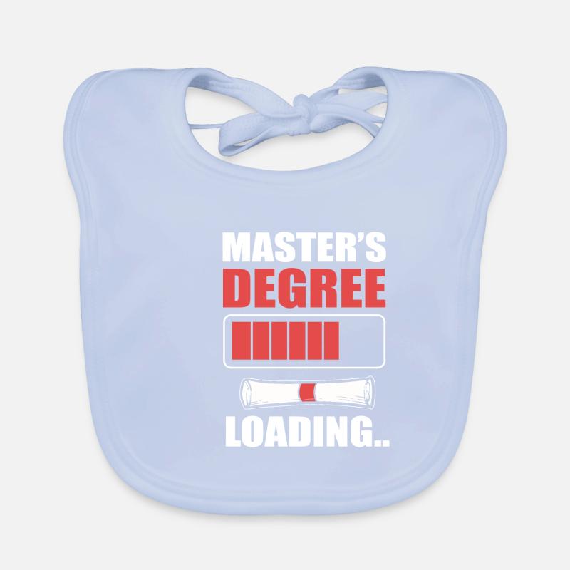 Master Studium Abschlussfeier Baby Bio-Lätzchen