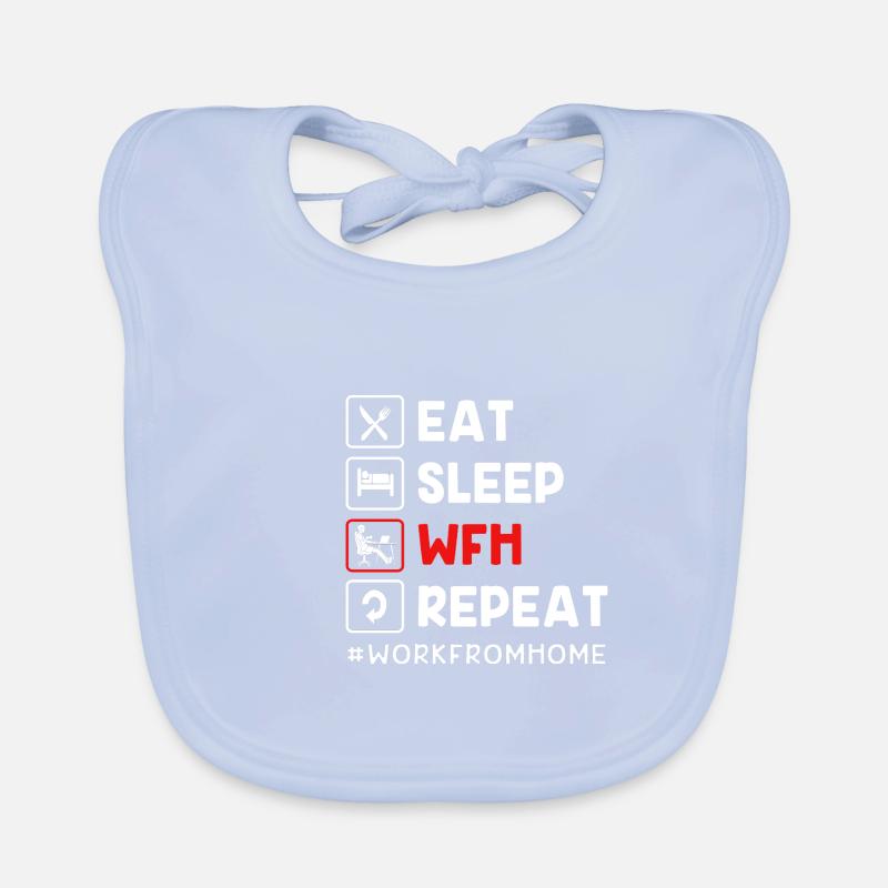 Remote home office Organic Baby Bibs