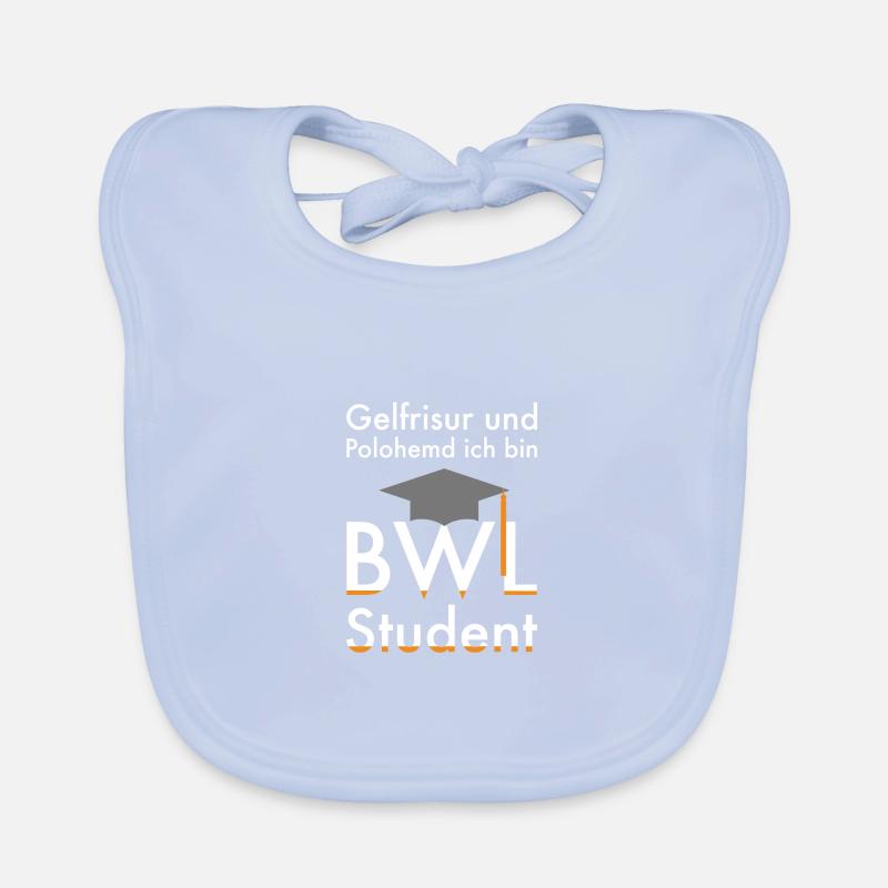 BWL Student Bachelor Geschenk Baby Bio-Lätzchen