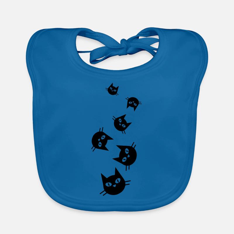Tête de chat Bavoir bio Bébé