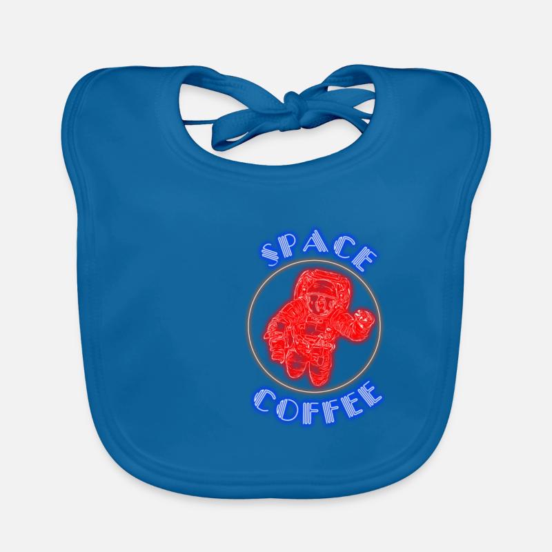 Space Coffee Motif Gift Idea Astronaut Gaming Organic Baby Bibs