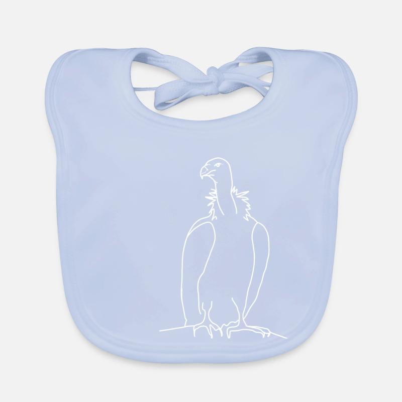 Vautours Bavoir bio Bébé