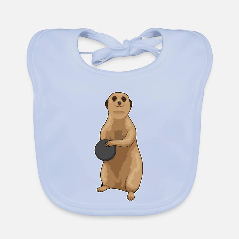 Suricate Boule de bowling Bavoir bio Bébé
